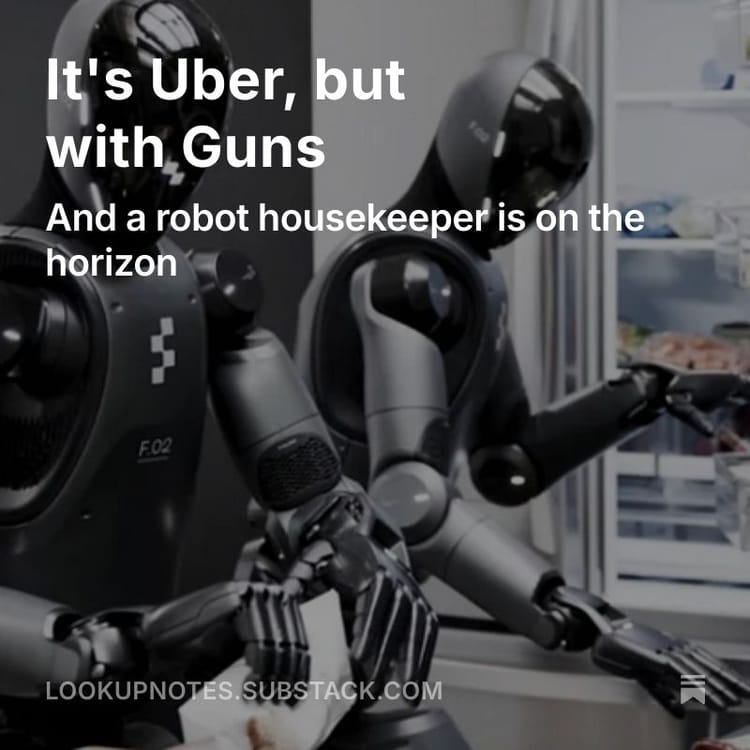 It's Uber, but with Guns