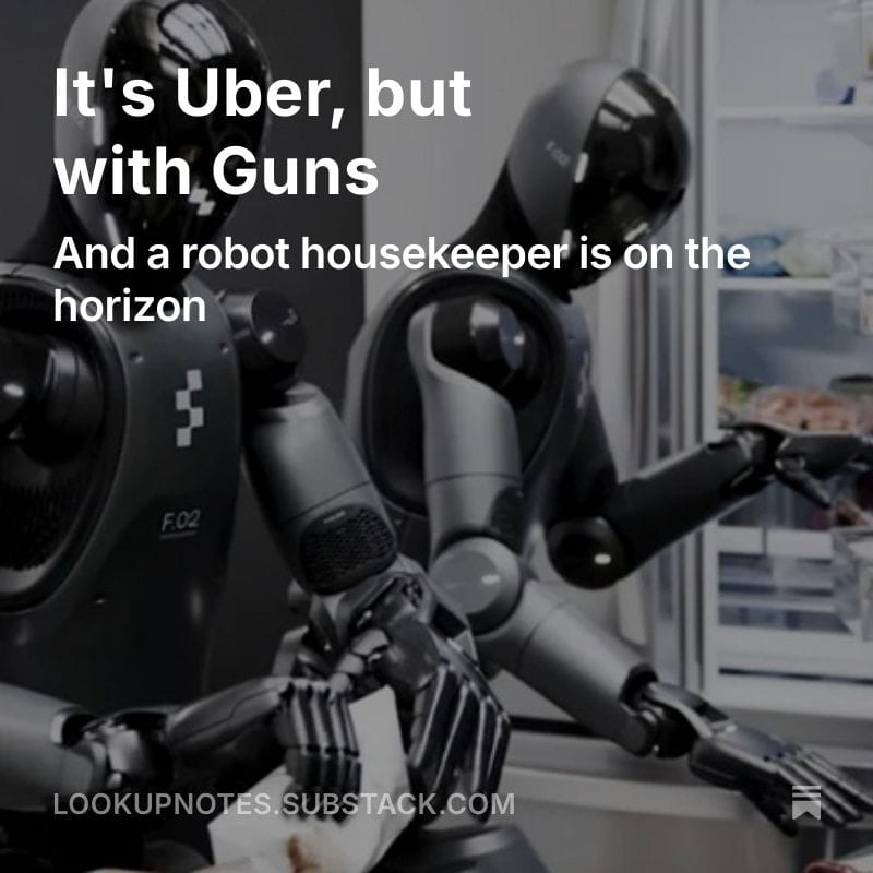 It's Uber, but with Guns